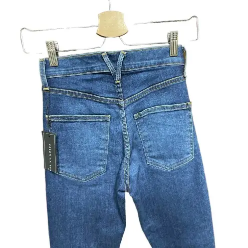 Veronica Beard Carly High Waist Kick Flare Jeans Bright Blue Size 24