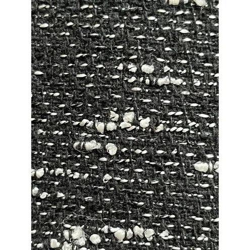 Tahari  womens black white tweed striped knit mini pencil skirt career party 6