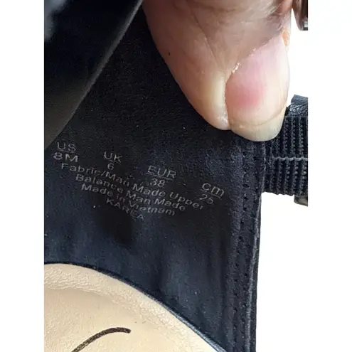 Libby Edelman Size 8 Karla Double Strap Business Casual Peep Toe Sandals