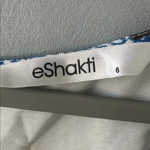 Eshakti Multicolor Striped Sleeveless Fit & Flare Midi Dress