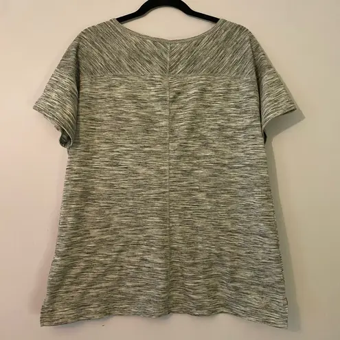 Kuhl Gray Heathered Short Sleeve Shirt Active Gorpcore Women's size Large