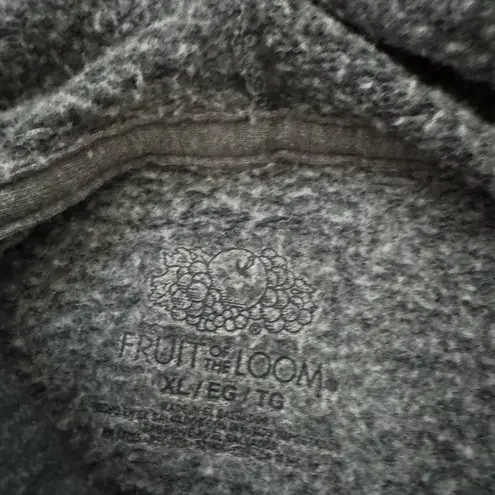 Fruit of the Loom  Grey Zip Up Hoodie Jacket