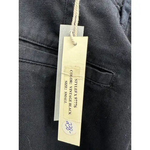 Xirena Vintage Black Mercer Twill Pants Women SMALL NWT 100% Cotton