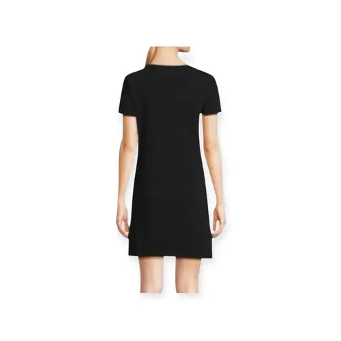new Roberto Cavalli Class ♔ Logo Stretch Cotton T Shirt Dress ♔ Black ♔ Small ♔
