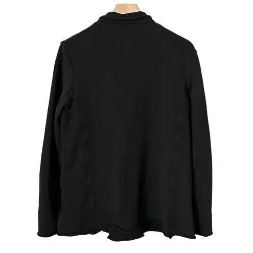 Frank & Eileen Black Belfast English Sweatshirt Peacoat Triple Fleece Size Small