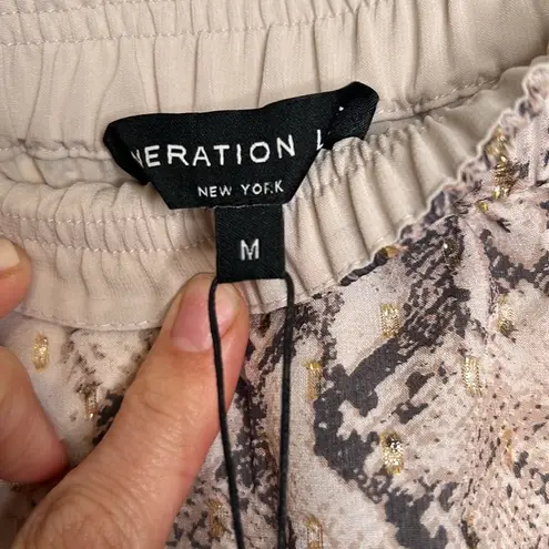 Generation Love NWT Audrina Python Mini Skirt - M