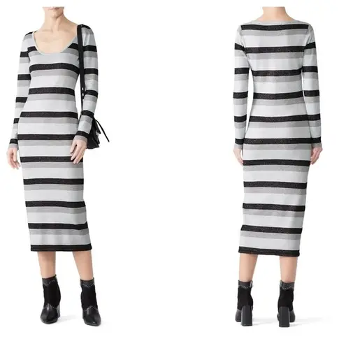 Stylestalker RTR Avalon Knit Long Sleeve Midi Dress XL