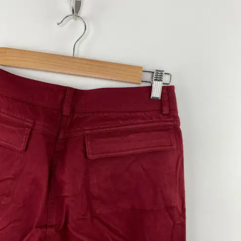 Elie Tahari Womens Y2K Red Mid Rise Bootcut Jeans Size 6 Festival Boho