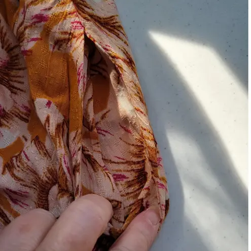 NWT Band of the Free Floral Mini Dress Women's M Wedding Guest Party Size M Orange Size M