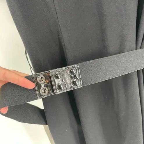 ABS Allen Schwartz NWT ABS by Allen Schwartz Saks Fifth Avenue Knit Mini Dress with Belt Black