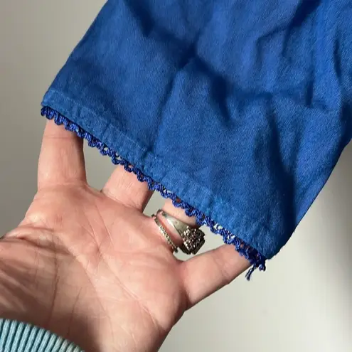 Women’s long corset Renaissance Fairycore maxi dress Cottagecore Sz OS = Blue