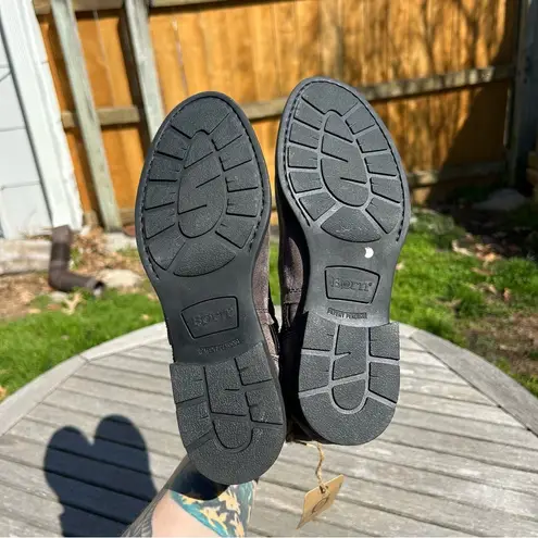 Born Brenta Ankle Bootie Size 8 NWT in the color dark grey/distressed Gray