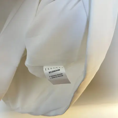 Elliatt Amelie Square Neck Duchesse Satin Cocktail Minidress in Ivory Medium NWT