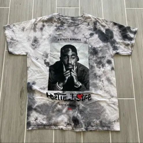 Tupac NEW POETIC JUSTICE 90’S TIE-DYE T-SHIRT SZ XL