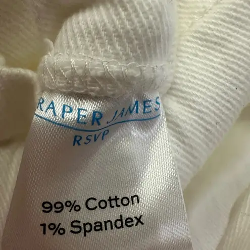 Draper James RSVP™ Paperbag Shorts Denim White Tie Waist Size XL NWT