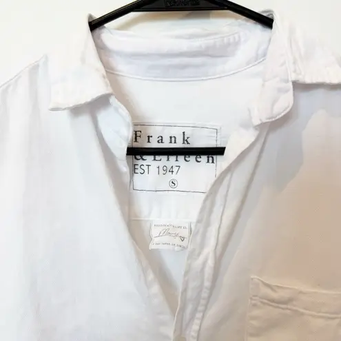 Frank & Eileen Womens Classic Mary Shirtdress Size Small Button Down Minimalist White