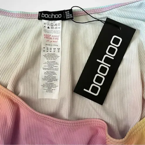 BOOHOO Plus Women's Ombre Crinkle One Piece Swimsuit Size 24 | NWT