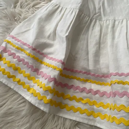 Target x Lisa Marie Fernandez White Ric Rac Dress