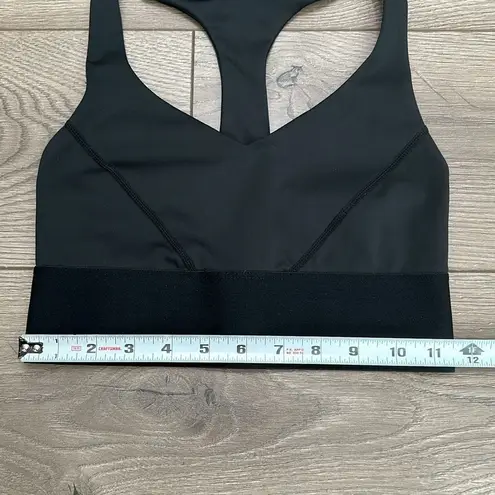 Good American  Black Racerback Sports Bra‎ Size 0