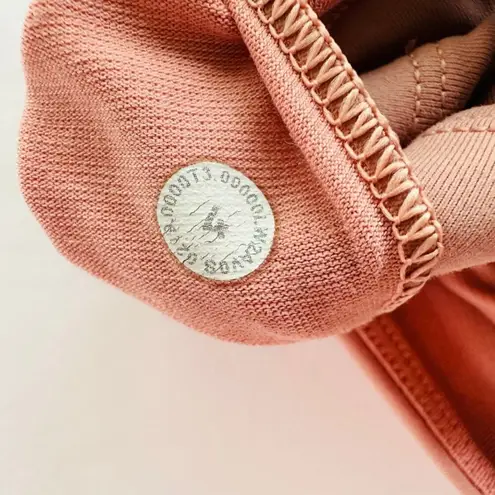 Lululemon  Energy Bra Long Line Peach Pink Size 4 Strappy Back Yoga Gym Run thumbnail 4