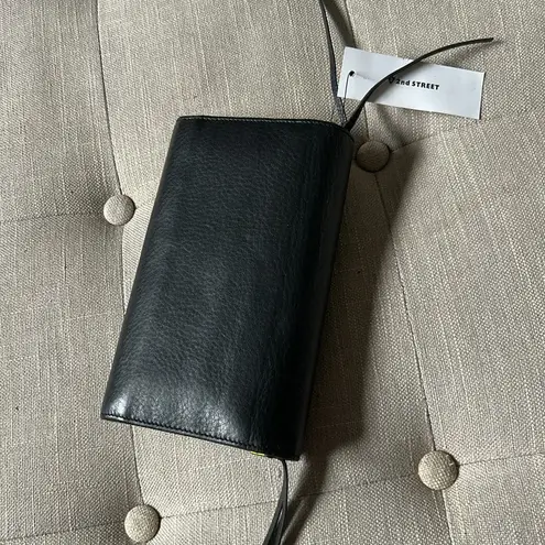 Balenciaga Black/Chartreuse Leather Tassel Wallet