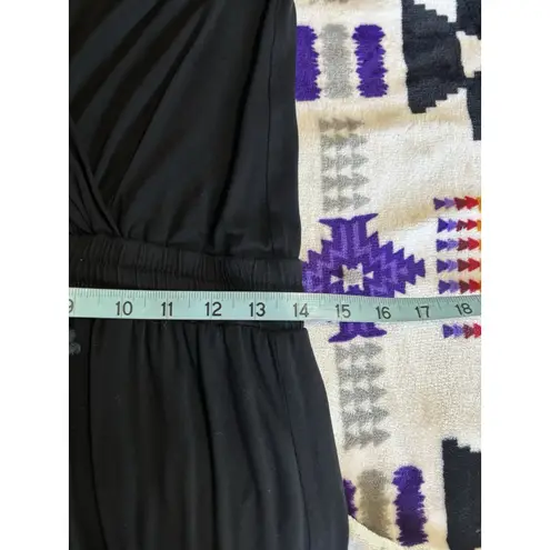 Olivaceous Oliviaceous Black Sleeveless Tank‎ Maxi Dress Size Medium Elastic/Tie Waist