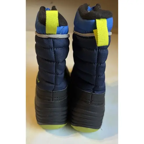 Arctic Shield Snow Boots Womens Size 5 90%+ Heat Retention Zip Up Black/Blue Black