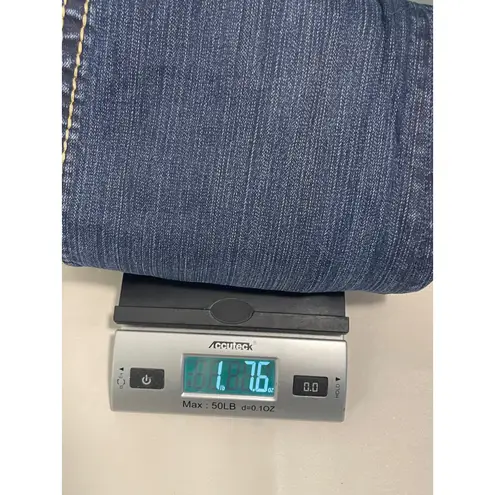 Mek Denim LAS TUNAS Boot Cut Jeans Women's Size 29x32 Distressed Medium Wash