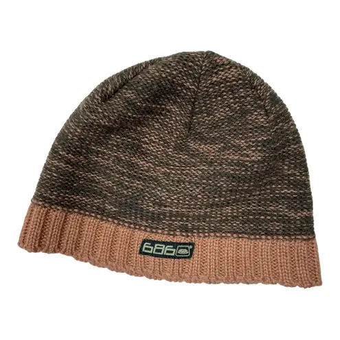686 Unisex Brown Heather Black Knit Ski Snow Winter Beanie Hat