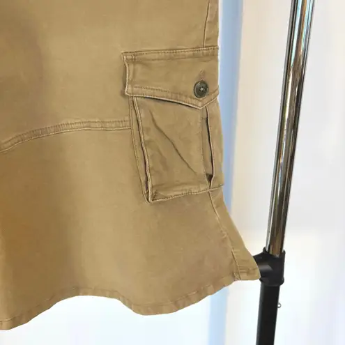 Jag jeans Y2K Khaki Cargo Mini Skirt Patchwork Preppy 2000s Academia Size 12