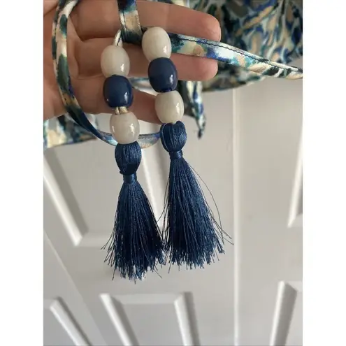 Bailey44 Bailey 44 Women's Wrap Blouse Floral Size Medium Retro Career