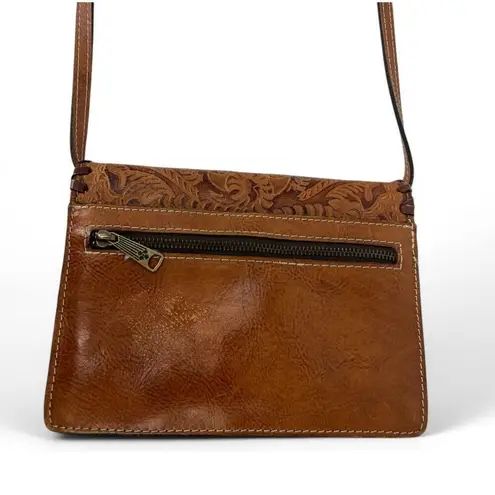 Patricia Nash The Lanza Crossbody Bag Tooling embossed leather Purse