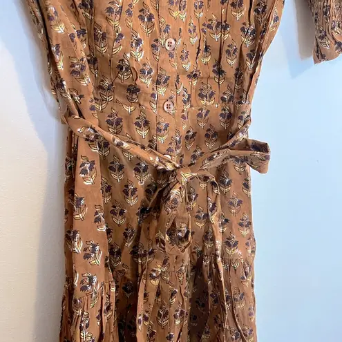 NWT Daughters of India Prairie Dress Tan Size XS