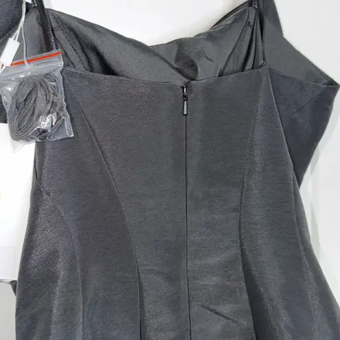 Mac Duggal NWT Strapless A-Line Tea Length Statement Bow Dress - 49605