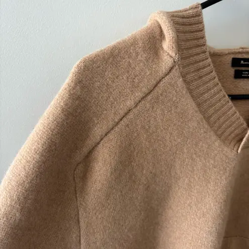 Massimo Dutti 100% Wool Hoodie – Size S – Winter Cozy Scandi Girl Quiet Luxury