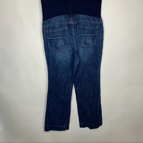 Liz Lange Maternity Over Belly Jeans Sz 8 Short