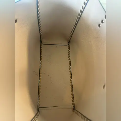 Black RockStud Tote Bag with d rings for crossbody strap