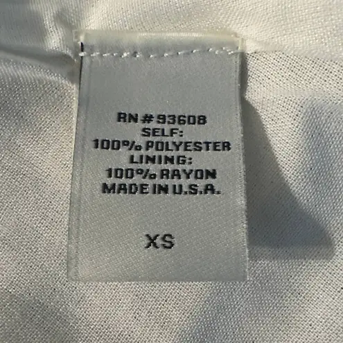 Willow Hampton Ivory Sleeveless Mini Dress Women's Size XS NWT