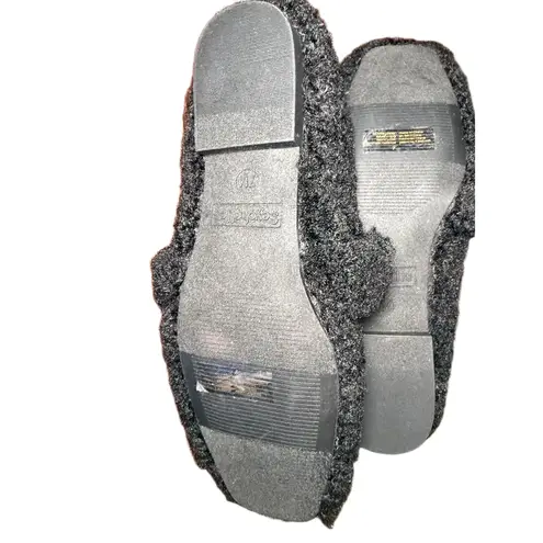 Seychelles New Slippers Womens Size 7 Black Fuzzy Antislip Cozy Warm