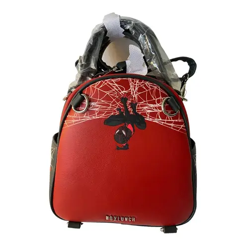 Marvel Spider-Man Glow-n-Dark Christmas Sweater Mini Backpack NWT