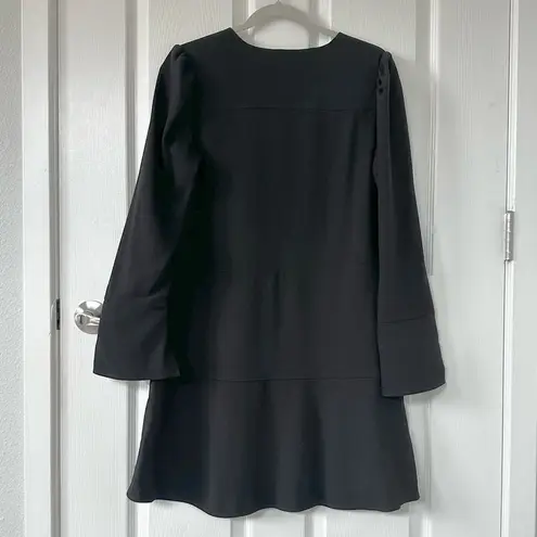 Proenza Schouler Black Bell Sleeve Dress