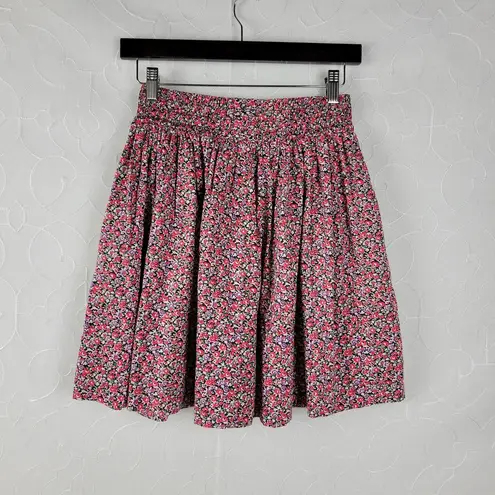 PINK - Victoria's Secret Victoria's Secret PINK Womens Skirt Size S Pink Floral A-Line Flare Mini Pockets