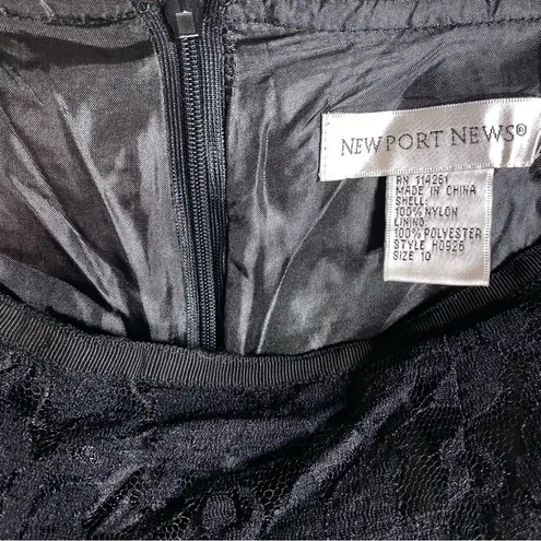 Vintage Black Lace Pants 90s Size 10