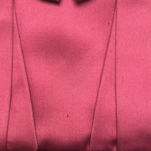 Valentino Garavani Authentic Vintage Rare Pink Satin Silk Bowed Clutch Bag