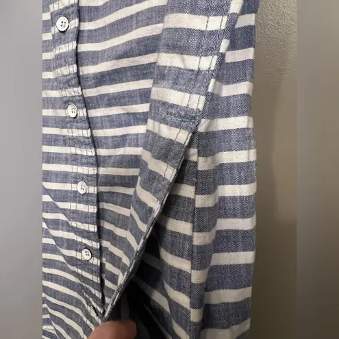 Duluth Trading Co. | Free Range Organic Chambray Tunic Top 3/4 Sleeve Size S