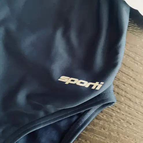 One Piece Sporti Solid Thin Strap Swimsuit