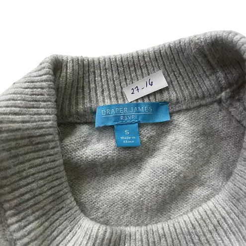 Draper James RSVP Gray Pearl Rhinestones Embellish Sweater Women Small | 27