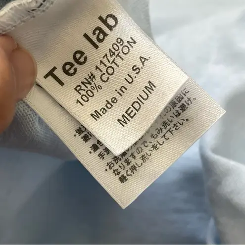 Frank & Eileen Tshirt tee lab cotton half sleeve womens Blue (medium) minimalist