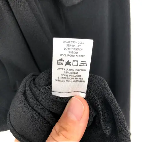 Ro & De Ruffle Tank Multi Color Straps Black S