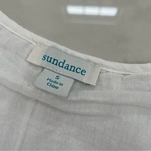 Sundance Cottagecore Southwestern Prairie Aline Shift Dress Western Boho S White